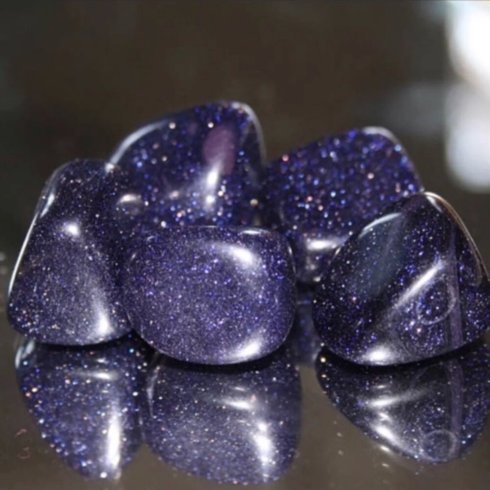 Blue Goldstone Spiritual Healing Bracelet - NEW - Picture 3 of 8